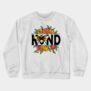 Be(e) Kind with Flowers Crewneck Sweatshirt